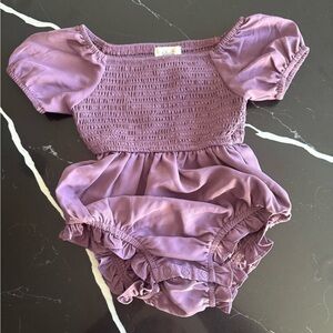 Purple Baby Romper